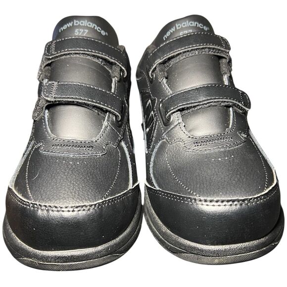 New Balance 577 Black Hook-And-Loop Comfort Shoes Size Men’s 8.5/Women’s 10 main image 7